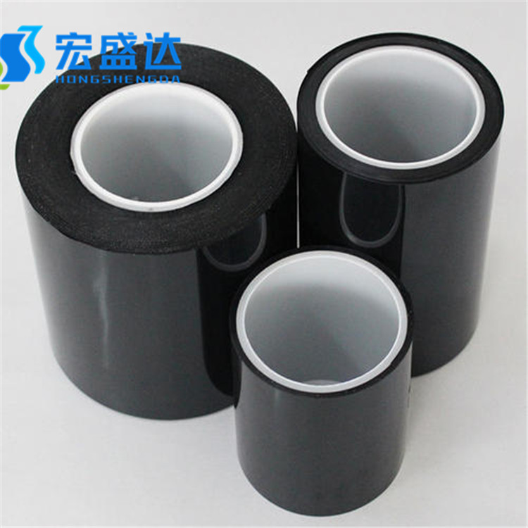包边背光源PET遮光黑色胶带  LED屏幕用黑黑胶带遮光胶带