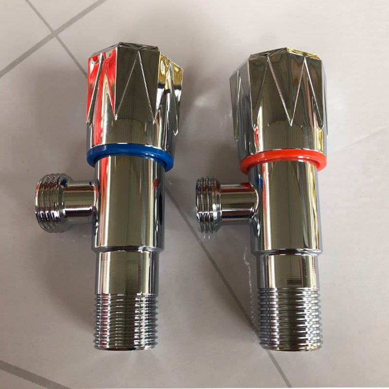 水龙头批发 接花洒 4分进水不锈钢三角阀 热水器马桶进水阀止水阀|ms