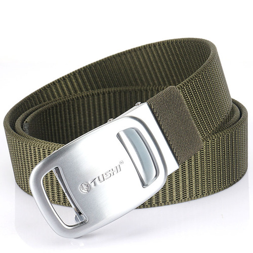 2020 new 3.5 thickened nylon belt, versatile casual outdoor belt, automatic buckle belt manufacturer wholesale