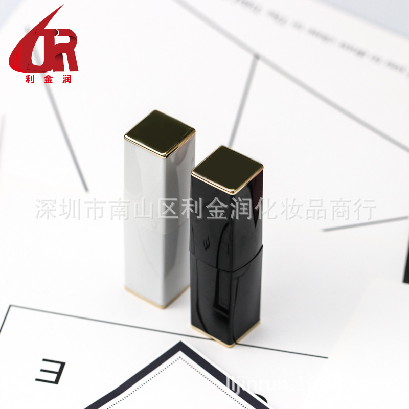 厂家直销 口红包材diy口红管黑色磨砂磁铁口红包装现货供应12.1