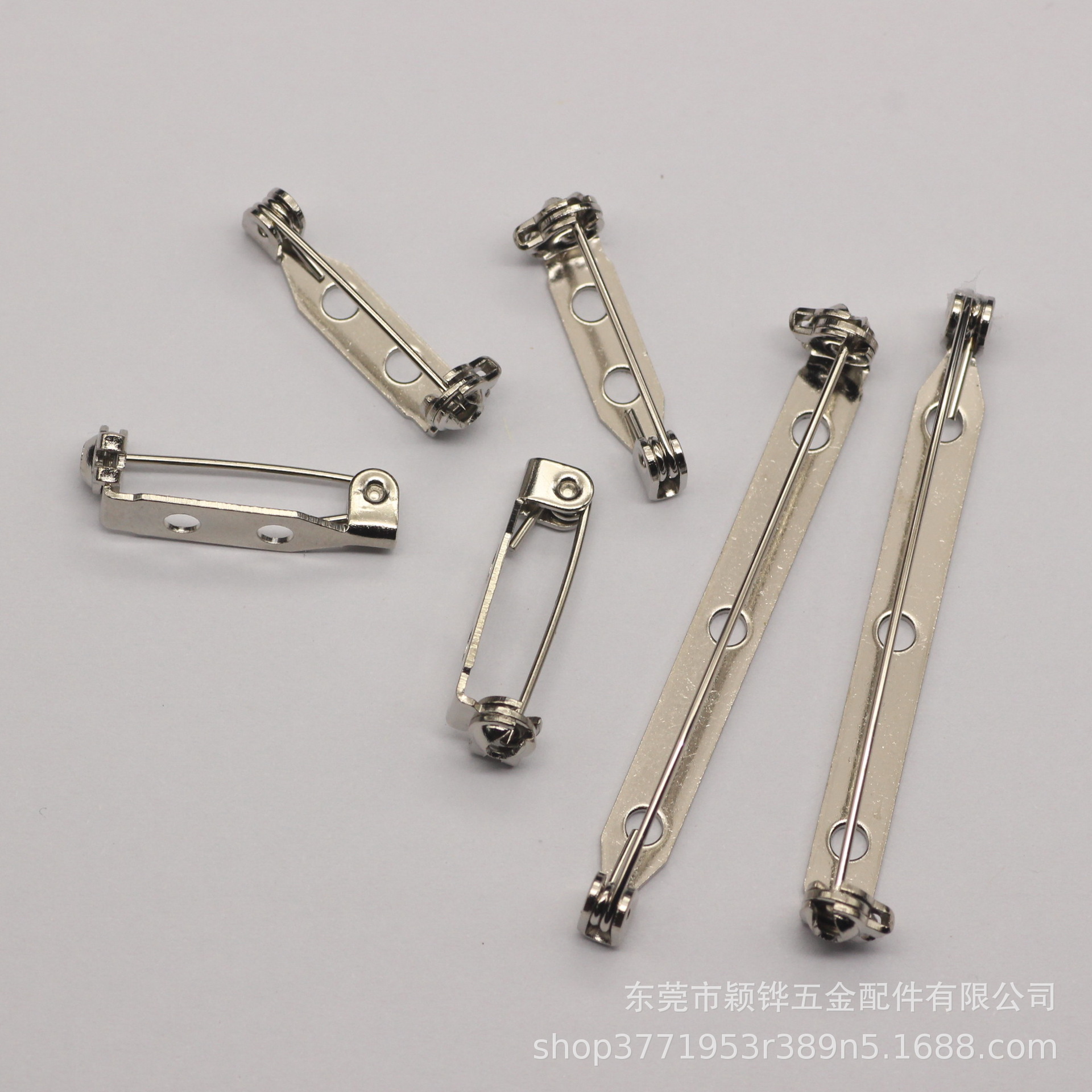 DIY配件金属安全别针白K加厚DIY服饰韩版别针配件手工材料铁质-阿里巴巴
