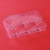 Egg dirt egg pallet transparent PVC sucking egg box red plastic eggs dragging the moon egg packing box