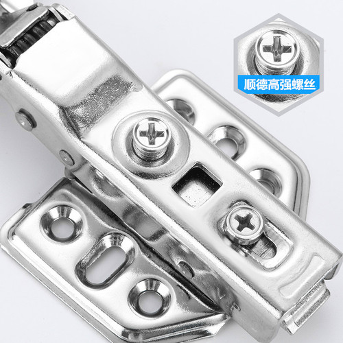 Factory direct supply 3.0 stainless steel butterfly hinge cabinet buffer hydraulic hinge damping detachable spring hinge