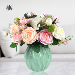 Hennessy Rose High-end Simulated Roses Wedding Decoration Simulated Roses Silk Cloth Simulated Roses