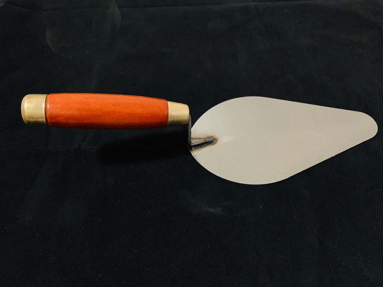 厂家直销棕色柄泥工砌砖刀地板砖建筑五金油漆工工具瓷砖刀抹泥刀