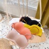 New products Japanese Smooth No trace latex Underwear non-slip Gather Adjustment type Wireless Shoulder strap Bras