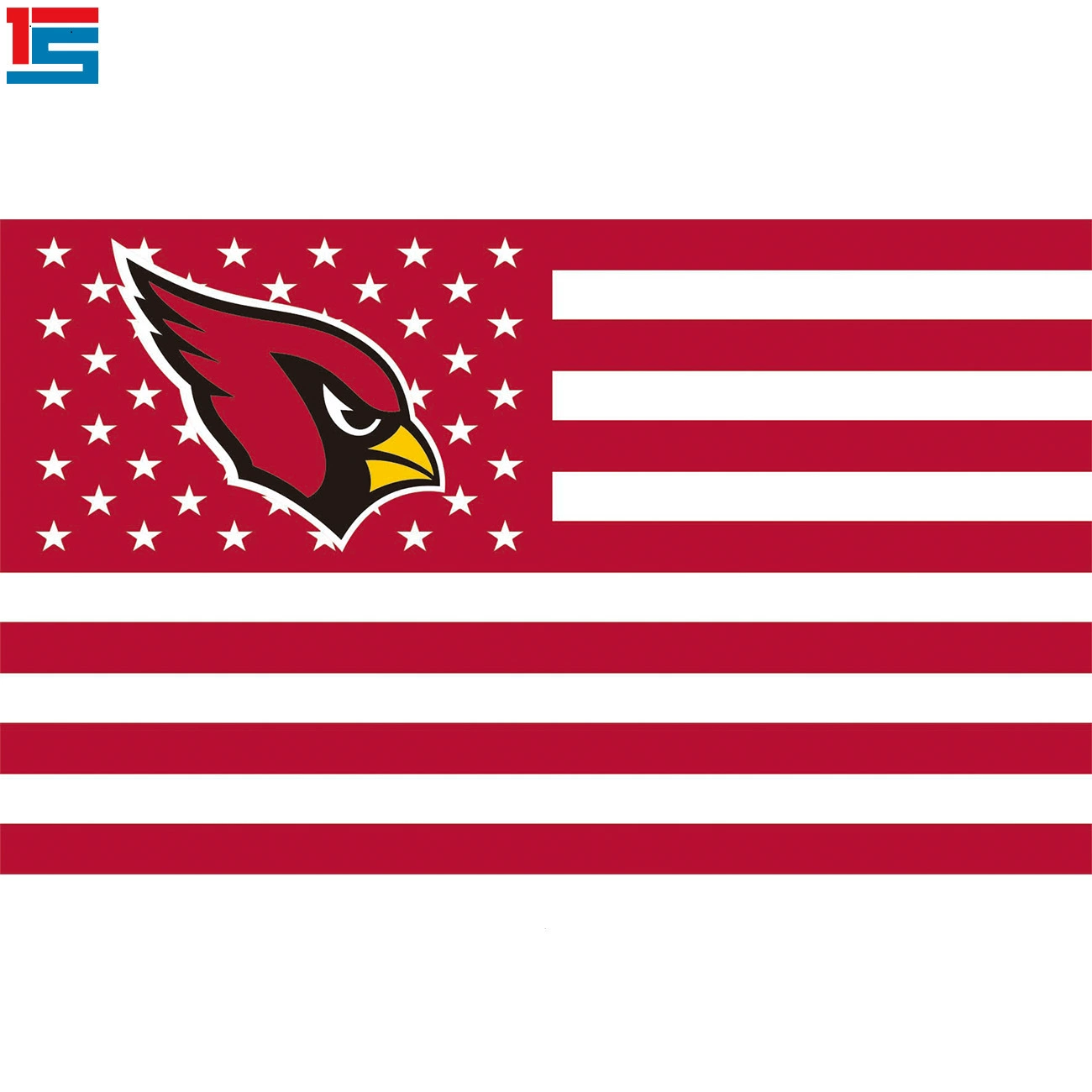 Флаг «NFL Arizona Cardinals» с двойной строкой шва, источник Amazon