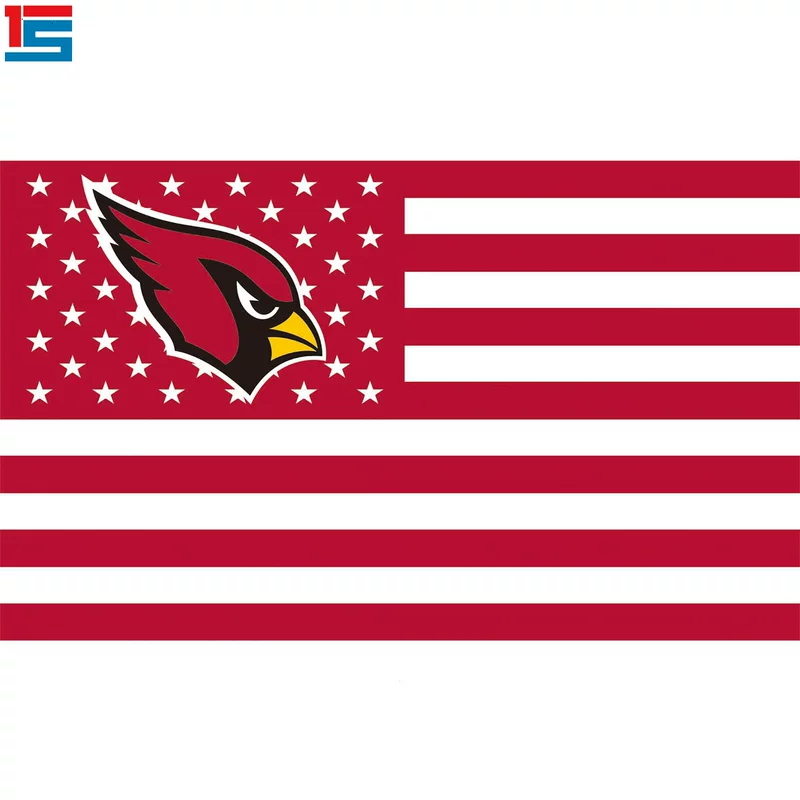 Флаг «NFL Arizona Cardinals» с двойной строкой шва, источник Amazon