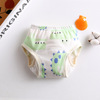 Children's gauze waterproof trousers, cotton teaching diaper, Korean style, washable