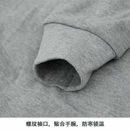 Men's Warm Winter Sweater, Semi-High Collar, Long-Sleeved Cotton Crewneck Top for Middle-Aged and Elderly Men, Autumn and Winter Lingerie