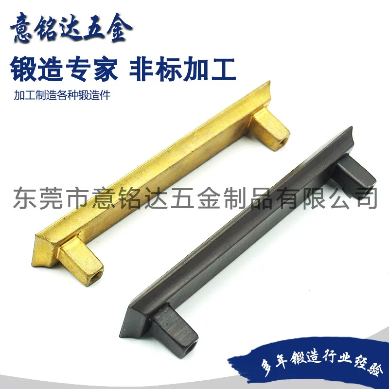 American pure copper handle, antique drawer cabinet door handle, solid brass handle, black copper handle