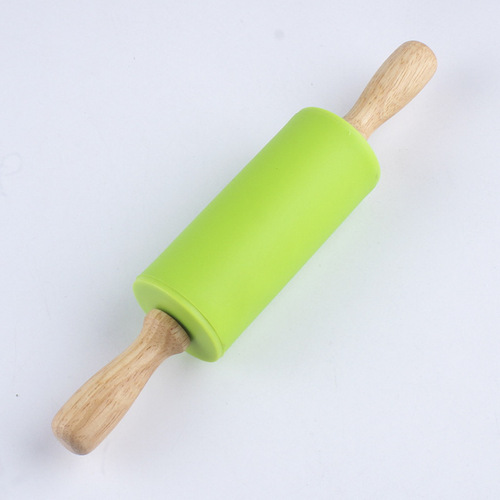 烘焙工具小号硅胶儿童滚轴式擀面棍 擀面棒 压面棍 面粉棍 杖面棍