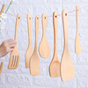 Japanese spoon, set, kitchen, kitchenware from natural wood, simple and elegant design