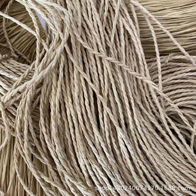 Primary color protection 1mm Kraft paper rope Tag rope manual Woven materials Rope Zhisheng colour