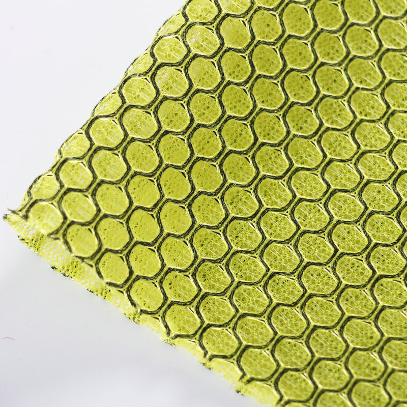 六角三明治网眼双色薄款汽车坐垫鞋子面料装饰床网布透气舒适面料