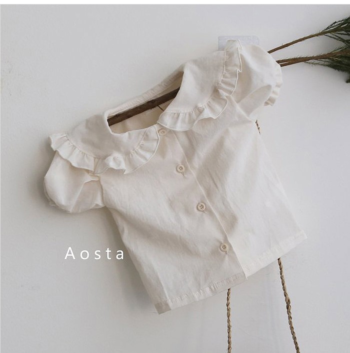 [Exempt Mail] coreano ins camisa para bebés, ropa de verano para bebés, camisa de manga corta, camisa de burbuja para bebés.