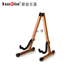 廠家實木支架 電木吉他支架兩用A型可摺疊便攜電貝司樂器配件
