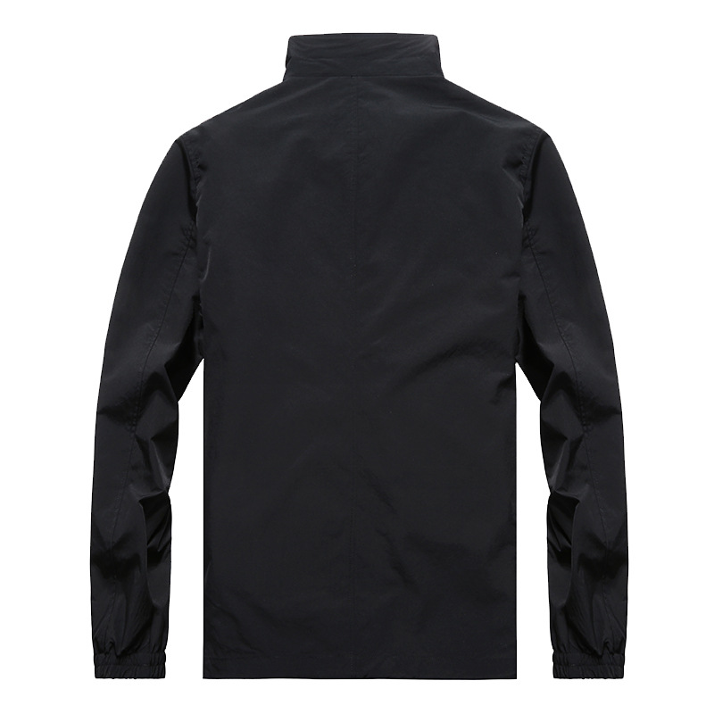 Amazon primavera y otoño chaqueta de los hombres nueva al aire libre más tamaño casual chaqueta de solapa de los hombres chaqueta suelta comercio exterior