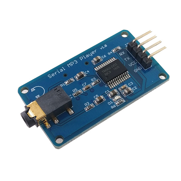 YX5300 MP3 Player模块 播放器模块 语音串口控制音乐模块TF卡槽