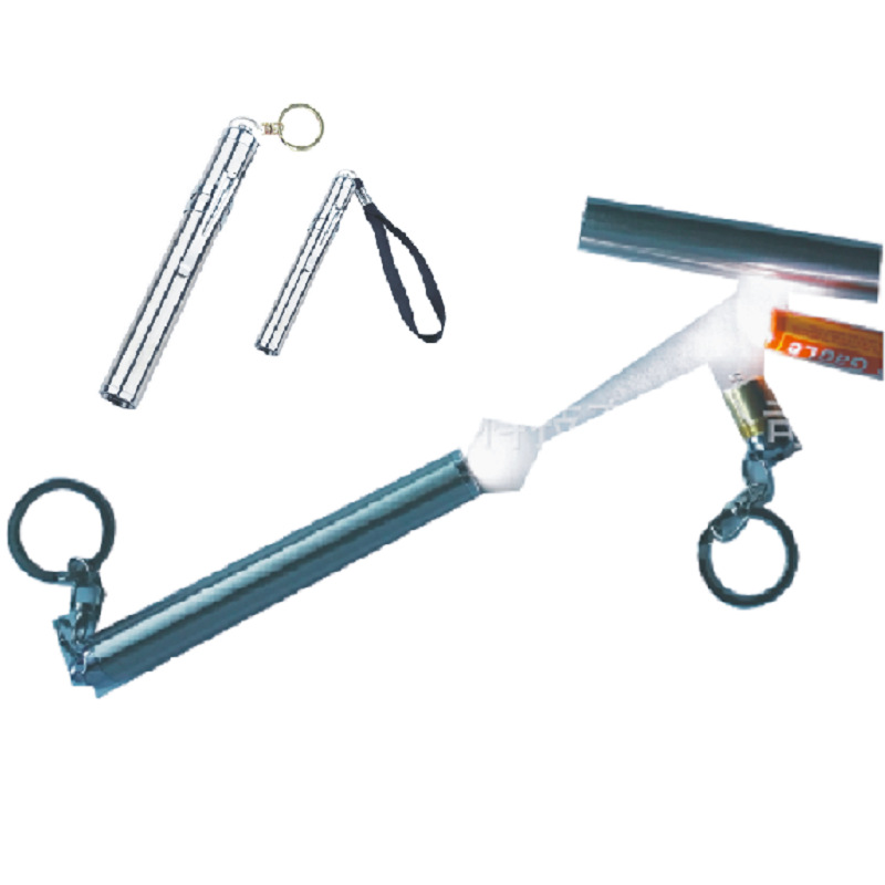 厂家货源7号电池高亮钥匙扣led灯不锈钢迷你便携式口袋礼品小电筒