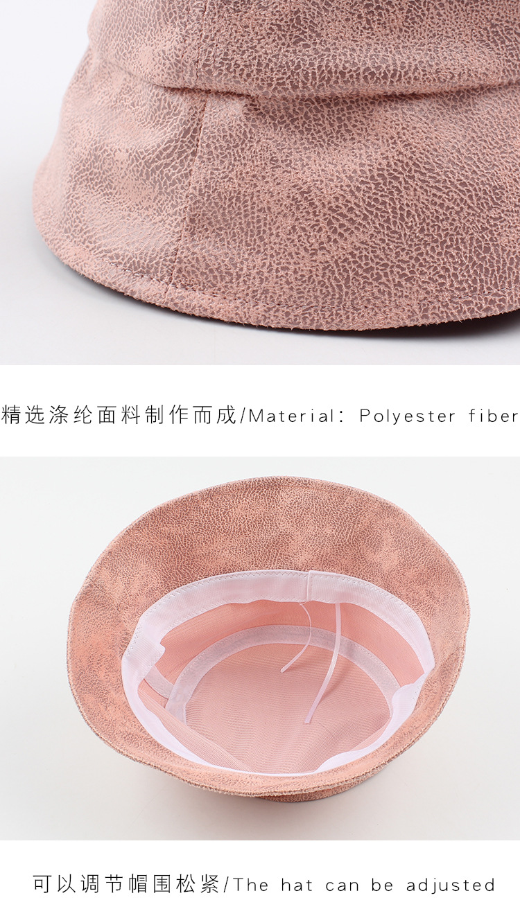 Fashion Fisherman Hat Women Summer All-match Sunscreen Flat Sun Hat Korean Style Trendy Black Street Fashion Basin Hat Nihaojewelry display picture 9