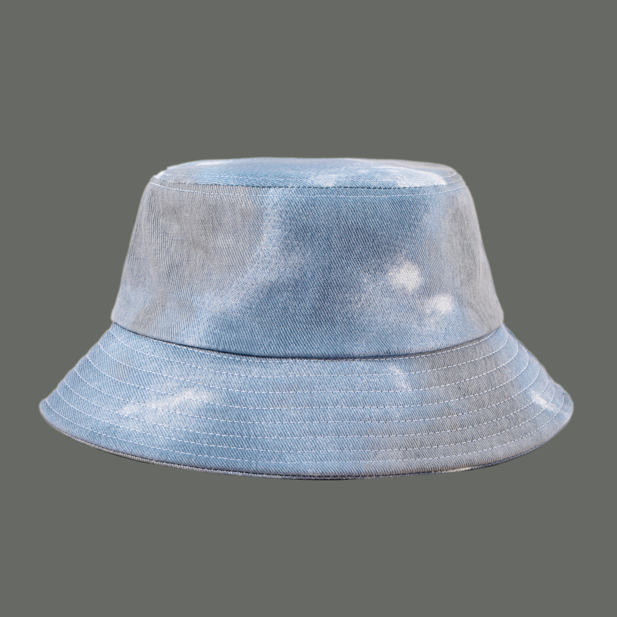 Korean Fashion Wild Tie-dye Fisherman Hat display picture 8