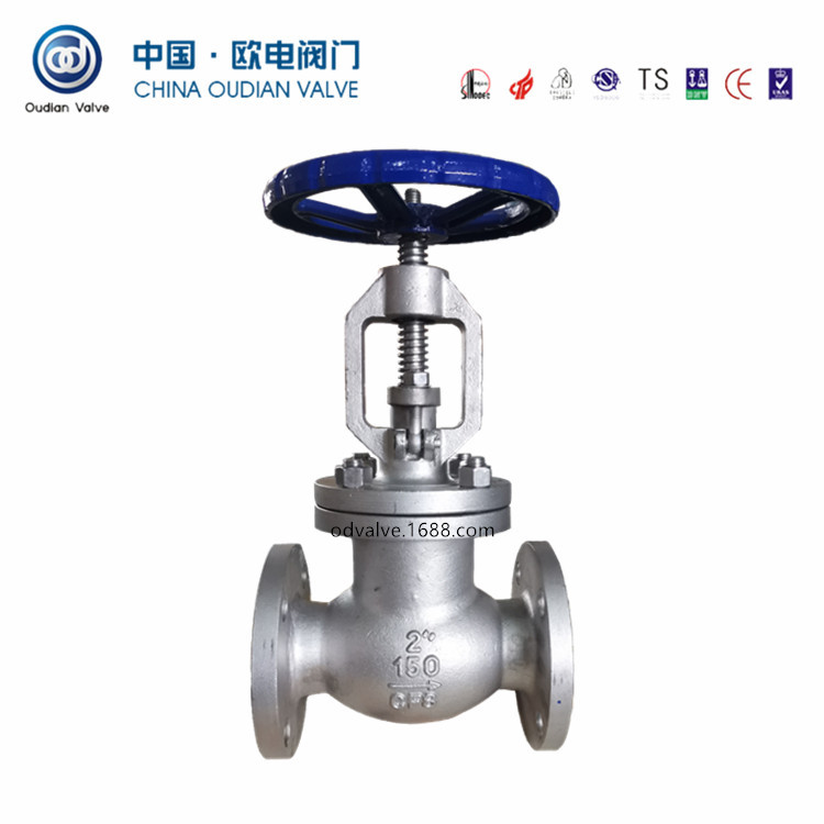 美标截止阀    150LB不锈钢     不锈钢法兰截止阀    304美标阀