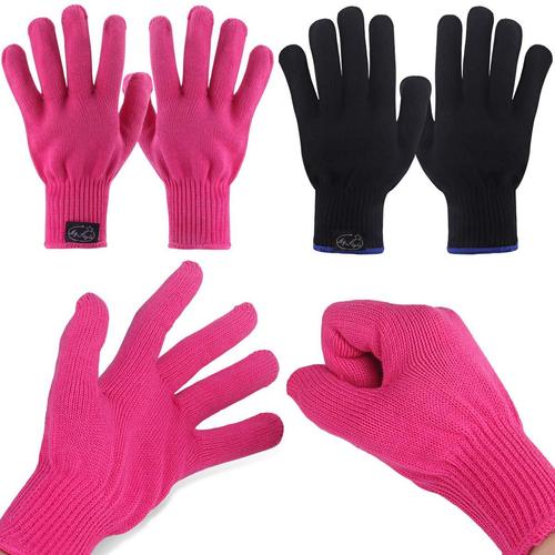 Amazon high-temperature heat-resistant hairdressing glove curling iron heat insulation straightener brush knitting anti-scalding anti-slip