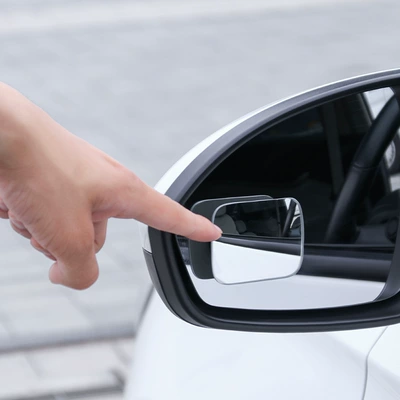 Car HD borderless small Large field of view rear view auxiliary mirror