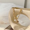 Brand small bracelet from pearl, design jewelry, internet celebrity