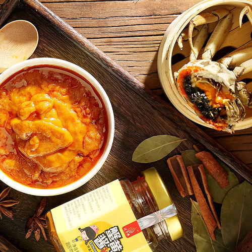 Crab sauce commercial butter noodles mixed with rice sauce 120g crab sauce wholesale Huierkang crab butter crab powder