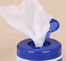 一次性桶装清洁湿纸巾 桶装干巾可加工定制OEM