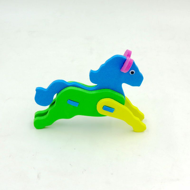 厂家批发立体动物模型高品质拼图益智玩具EVA动物美劳材料小动物详情12