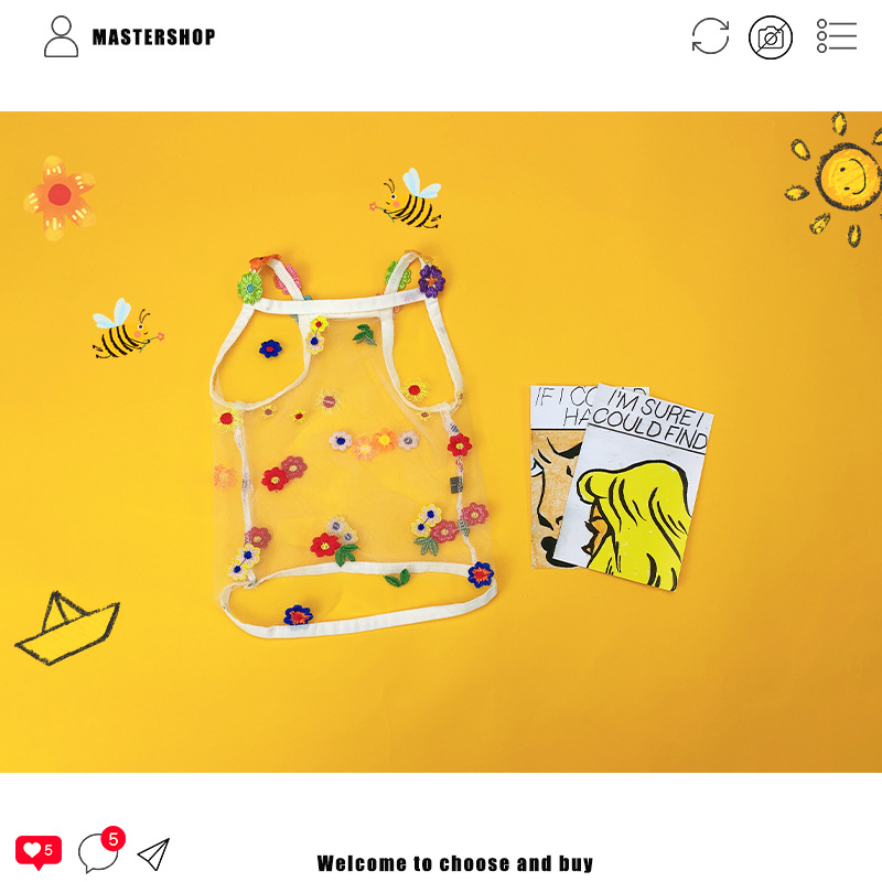 Cute Flower Pet Clothes 8