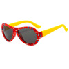 Children's retro sunglasses, cartoon sun protection cream, European style, UF-protection