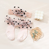 Brand headband girl's for princess, hair accessory, socks, set, cute gift box, internet celebrity, Birthday gift