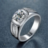 Wedding ring, one carat, simple and elegant design