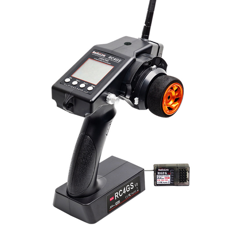 Ledi RC4GS V2 gun control car ship model special remote control 2.4g gyroscope 4-channel transmitter