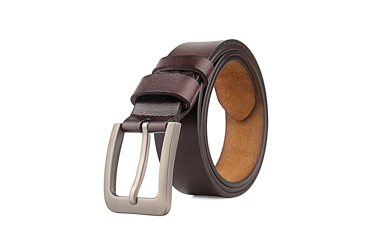 Men's genuine leather extended large size belt pure cowhide export model, specializing in the production of extended men's genuine leather belts
