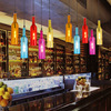 Creative LED glossy coffee bar clothing for living room, decorations, ceiling lamp