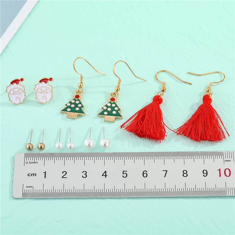 Ensemble De Boucles D'oreilles De Mode De Noël display picture 3