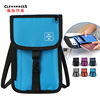 Manufactor Direct selling new pattern travel Card package Messenger One shoulder Passport package multi-function RFID Theft prevention halter Credentials bag