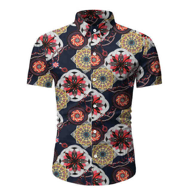 Men’s foreign trade new beach shirt