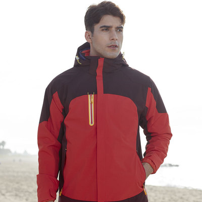 批发高端户外两件套冲锋衣男女款抓绒内胆冬季防寒保暖工作服定制