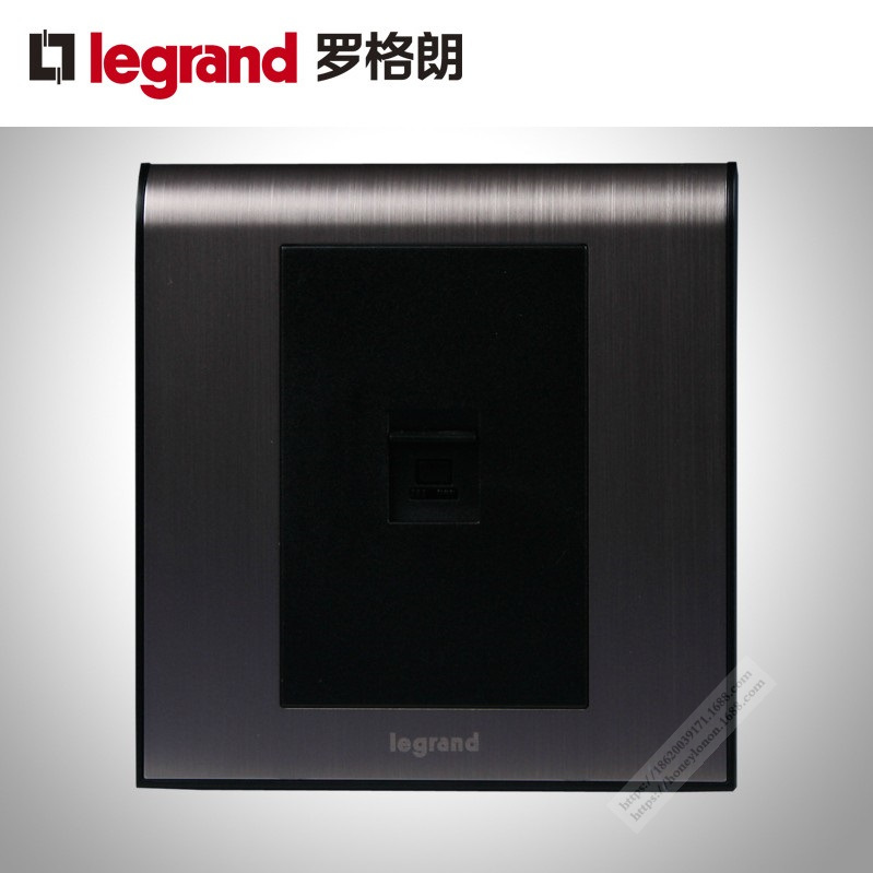 Legrand/罗格朗 K5系列 一位电脑插(玫瑰金框)K5/C01-C