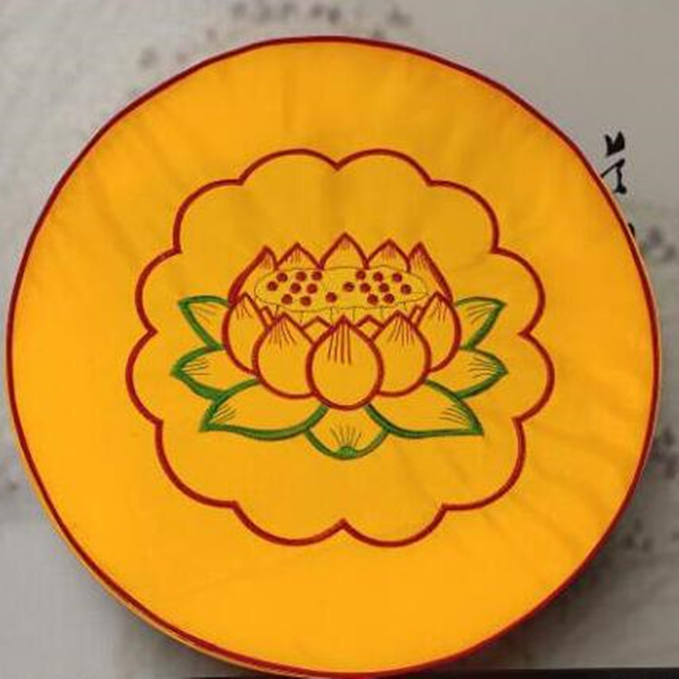 厂家现货批发拜垫蒲团 佛堂拜佛跪垫 莲花打坐垫禅修垫磕头跪拜