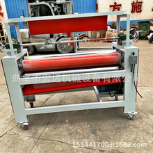 宏远新款自动下胶滚涂胶合板门厂家具厂外墙保温板涂胶机单面滚涂