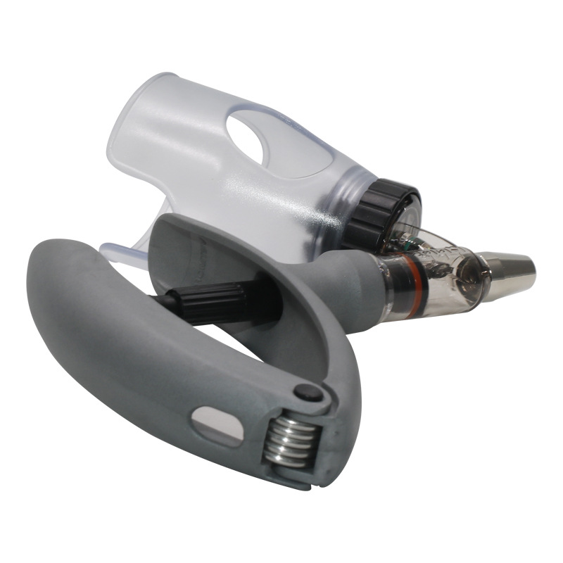 Cerdo, ganado vacuno y ovino con botella 2 5ML jeringa continua jeringa de inyección de vacuna veterinaria tubo de aguja de inyección continua