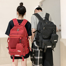 书包女学生韩版潮流原宿初中生高中大学生双肩包男大容量旅行背包