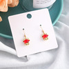 Birthday charm, advanced earrings with tassels, 2021 collection, high-quality style, bright catchy style, internet celebrity